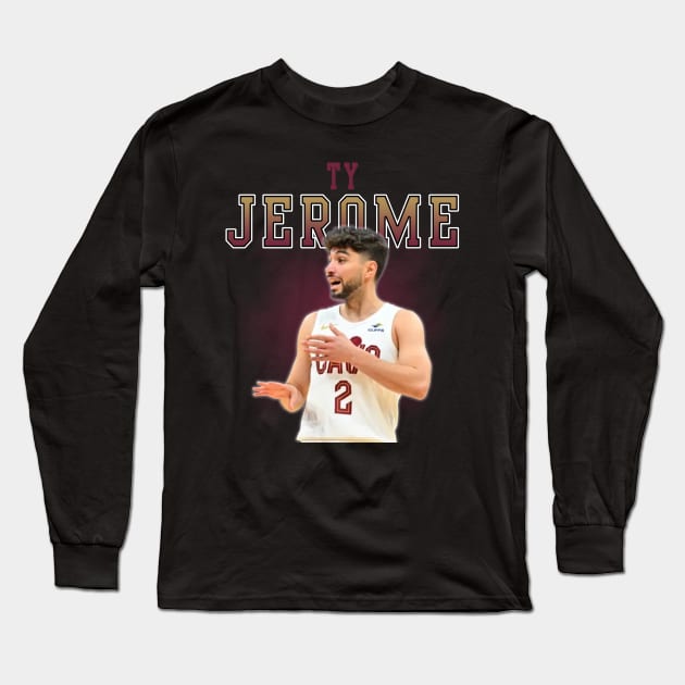 Ty Jerome Long Sleeve T-Shirt by Bojes Art